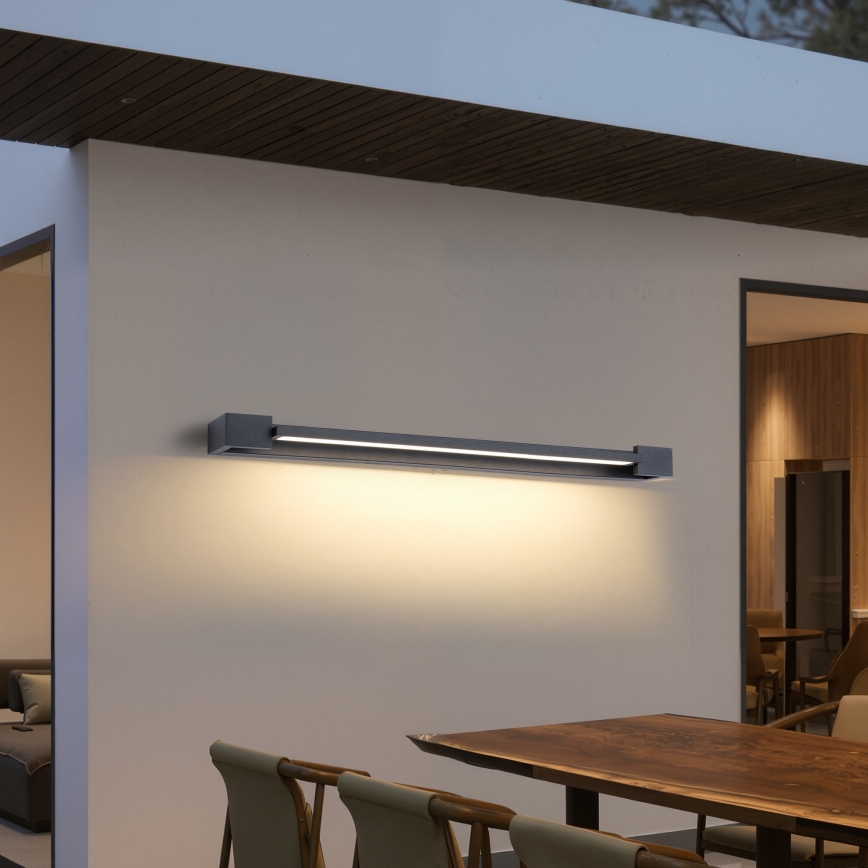 Brilagi - Aplique de parede LED para exterior AQUA LINE LED/36W/230V 120 cm IP44 antracite CRI 90