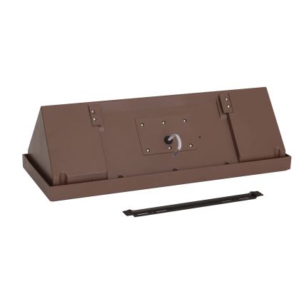 Brilagi - Aplique de parede LED para exterior com sensor TRIANGLE LED/42W/230V, castanho, IP65