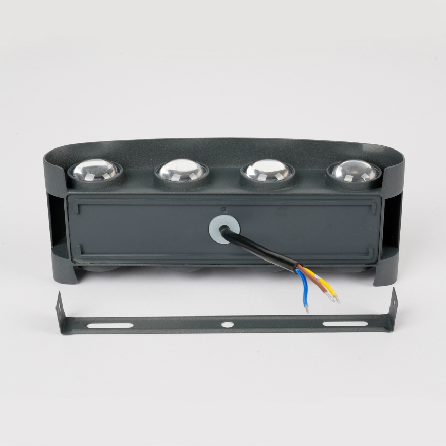 Brilagi - Aplique LED de parede para exterior FLAREBOX LED/8W/230V antracite IP65