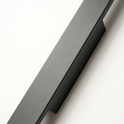 Brilagi - Arandela LED exterior LUNA LED/24W/230V 3000K IP65 100 cm preta IRC 90