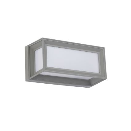 Brilagi - Aplique de parede exterior LED PARKER LED/12W/230V 3000/4500/6000K cinzento IP44