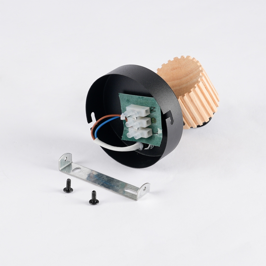 Brilagi - Aplique spot de parede ODENSE 1xE14/10W/230V madeira/preto