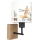 Brilagi - Arandela infantil BOBO WOOD 1xE27/25W/230V carvalho/preto/branco com motivos de animais
