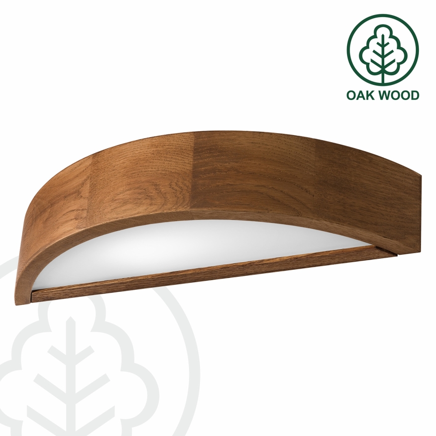 Brilagi - Arandela LED CARVALHO 1xE27/15W/230V carvalho/cerejeira