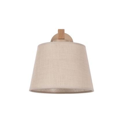 BRILAGI - Arandela LED LATTE SABIA 1xE27/15W/230V pinho/bege