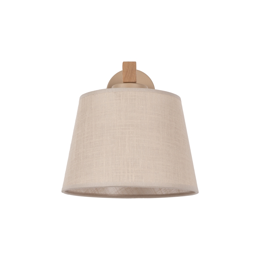 BRILAGI - Arandela LED LATTE SABIA 1xE27/15W/230V pinho/bege