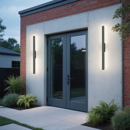 Brilagi - LED Aplique de parede para exterior LUNA LED/24W/230V 4000K IP65 100 cm antracite IRC 90