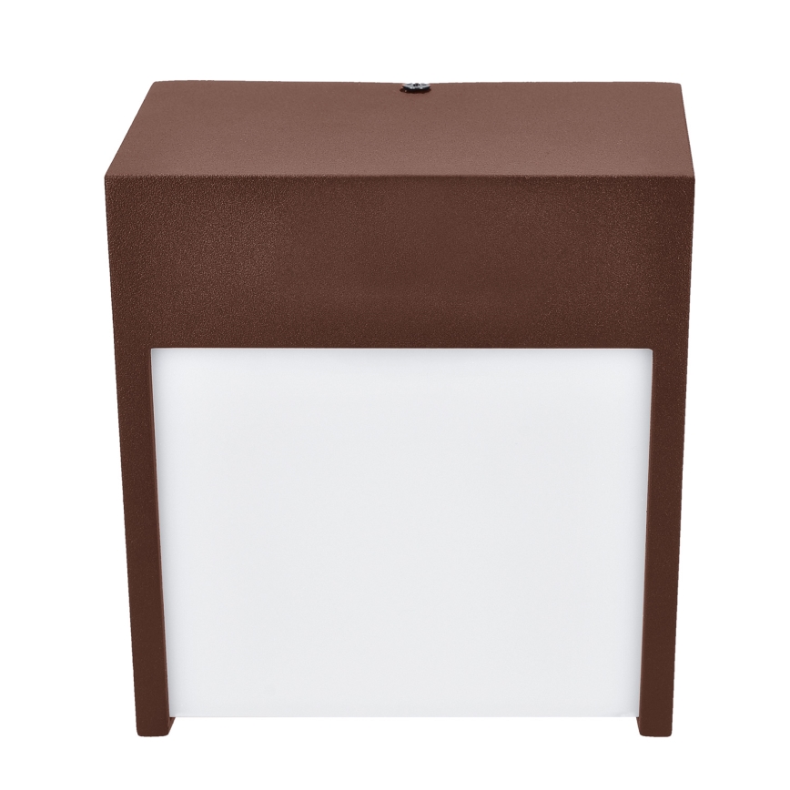 Brilagi - Arandela LED para exterior TERNI LED/12W/230V castanha IP44