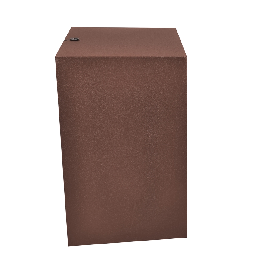 Brilagi - Arandela LED para exterior TERNI LED/12W/230V castanha IP44