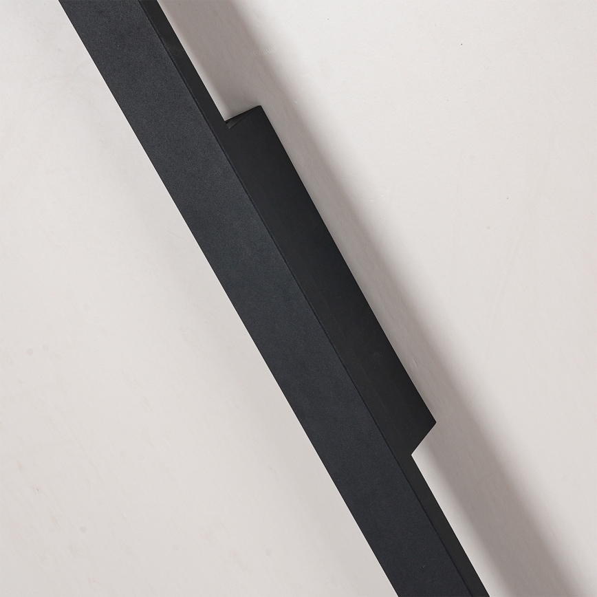 Brilagi - Aplique de parede exterior LUNA LED/30W/230V 3000K IP65 150 cm preto IRC 90