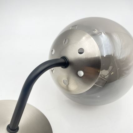 Brilagi - Arandela MALIVA 1xE14/15W/230V cromado mate/fumado