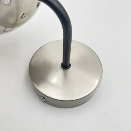 Brilagi - Arandela MALIVA 1xE14/15W/230V cromado mate/fumado