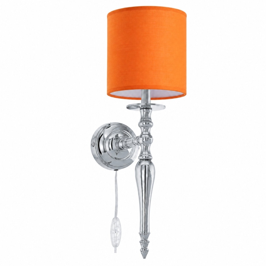 BRILAGI - Arandela NUBILA 1xE27/60W/230V cromada brilhante/laranja