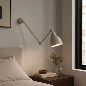 BRILAGI - Arandela QUILL 1xE27/40W/230V 83 cm bege