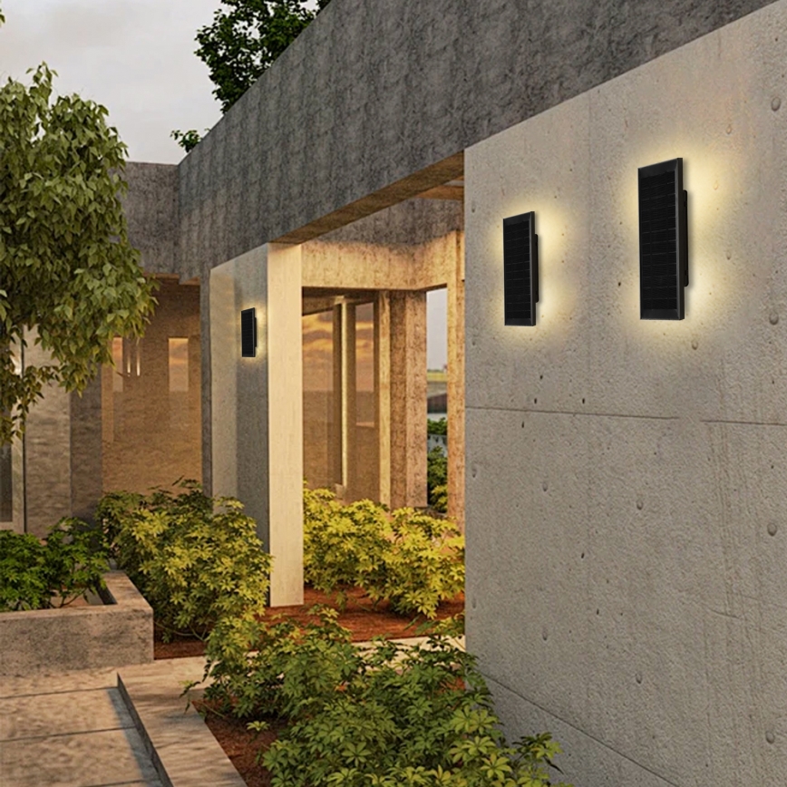 Brilagi - Aplique de parede solar LED dimerizável SUN LED/2,5W/230V 30 cm 2000 mAh IP44