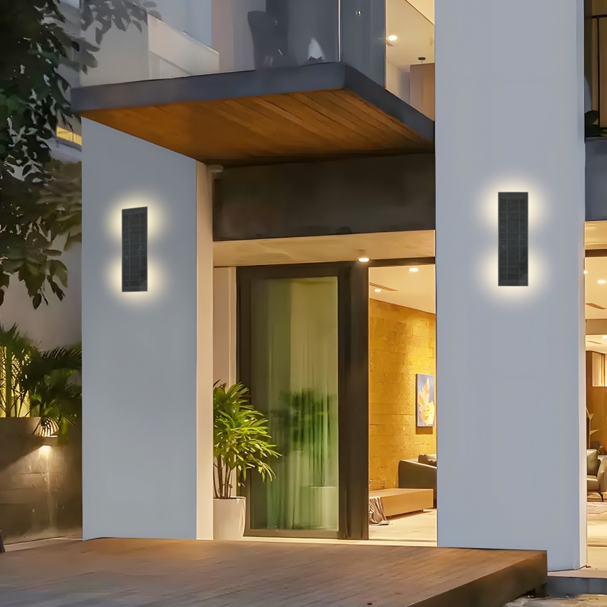 Brilagi - Aplique de parede solar LED dimerizável SUN LED/2,5W/230V 30 cm 2000 mAh IP44