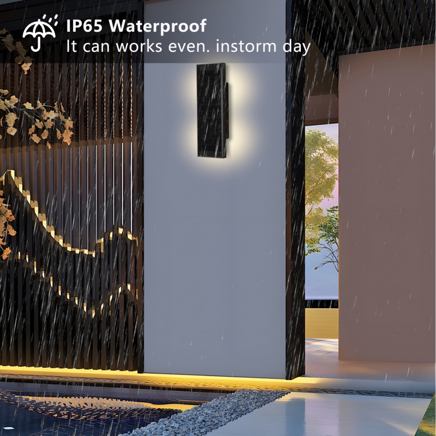 Brilagi - Aplique de parede solar LED dimerizável SUN LED/2,5W/230V 30 cm 2000 mAh IP44