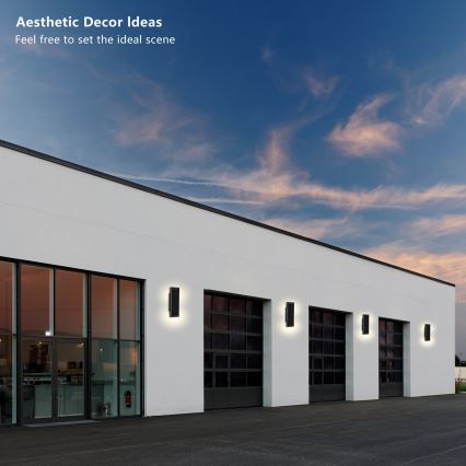 Brilagi - Aplique de parede solar LED dimerizável SUN LED/2,5W/230V 30 cm 2000 mAh IP44