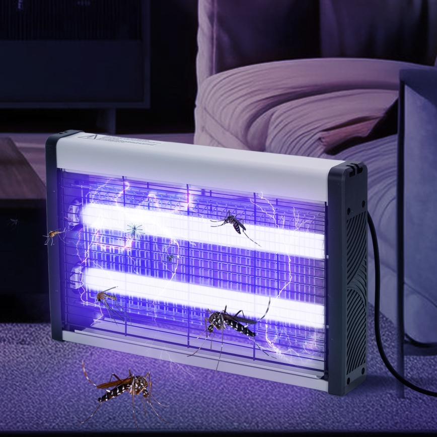 Brilagi - Armadilha eléctrica para insectos 2xUV/18W/230V 100 m2