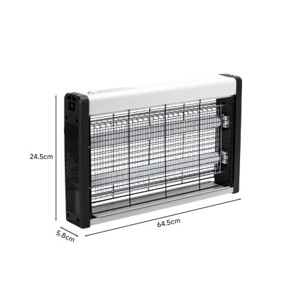 Brilagi - Armadilha eléctrica para insectos 2xUV/18W/230V 100 m2