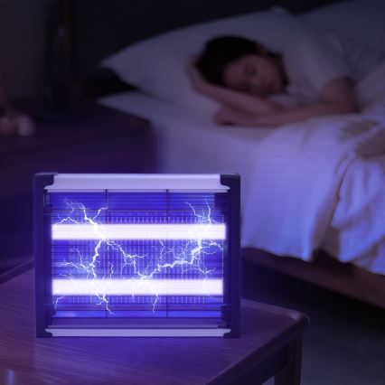 Brilagi - Armadilha elétrica UV para insetos com LED 2xLED/3W/230V 30 m2