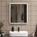 BRILAGI - Armário de casa de banho com espelho e iluminação LED NOTO DOUBLE 60x65 cm