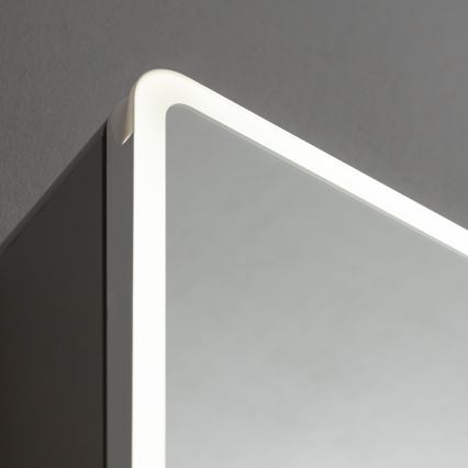 BRILAGI - Armário de casa de banho com espelho e iluminação LED NOTO DOUBLE 60x65 cm