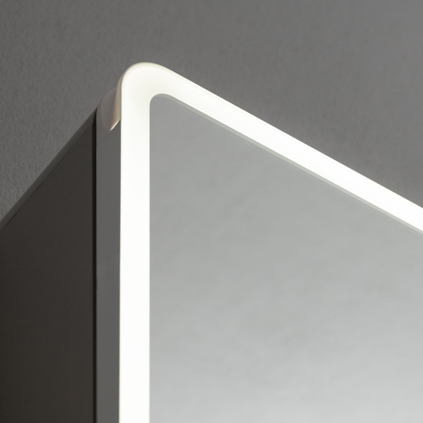 BRILAGI - Armário de casa de banho com espelho e iluminação LED NOTO DOUBLE 60x65 cm
