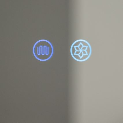 BRILAGI - Armário de casa de banho com espelho e iluminação LED NOTO DOUBLE 60x65 cm