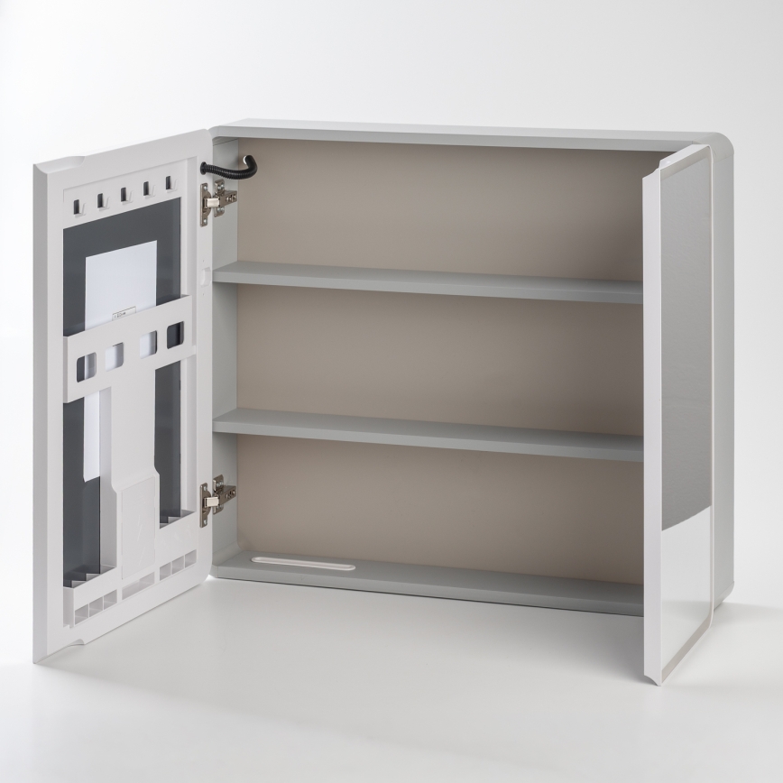 BRILAGI - Armário de casa de banho com espelho e iluminação LED NOTO DOUBLE 78x65 cm
