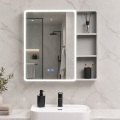BRILAGI - Armário de casa de banho espelhado com iluminação LED AVOLA SINGLE 75x70 cm