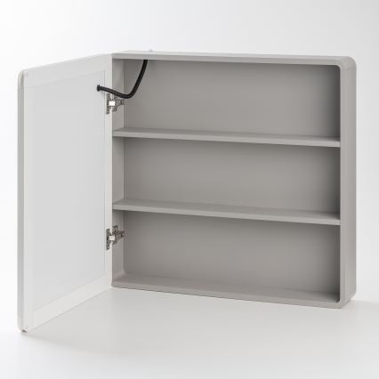 BRILAGI - Armário de casa de banho espelhado com iluminação LED AVOLA SINGLE 75x70 cm