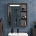 BRILAGI - Armário de casa de banho espelhado com iluminação LED integrada TRABIA SINGLE 60x70 cm
