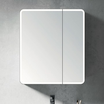 BRILAGI - Armário de casa de banho espelhado com iluminação LED NOTO DOUBLE 60x70 cm