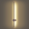 Brilagi - AURA Aplique de parede exterior LED/12W/230V 3000K IP54 65 cm castanho CRI 90