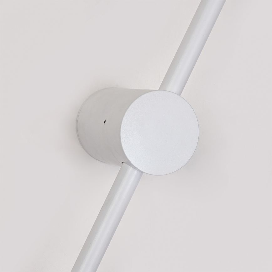 Brilagi - Aplique de parede exterior LED AURA 20W, 230V, 3000K, IP54, 97 cm, branco, CRI 90