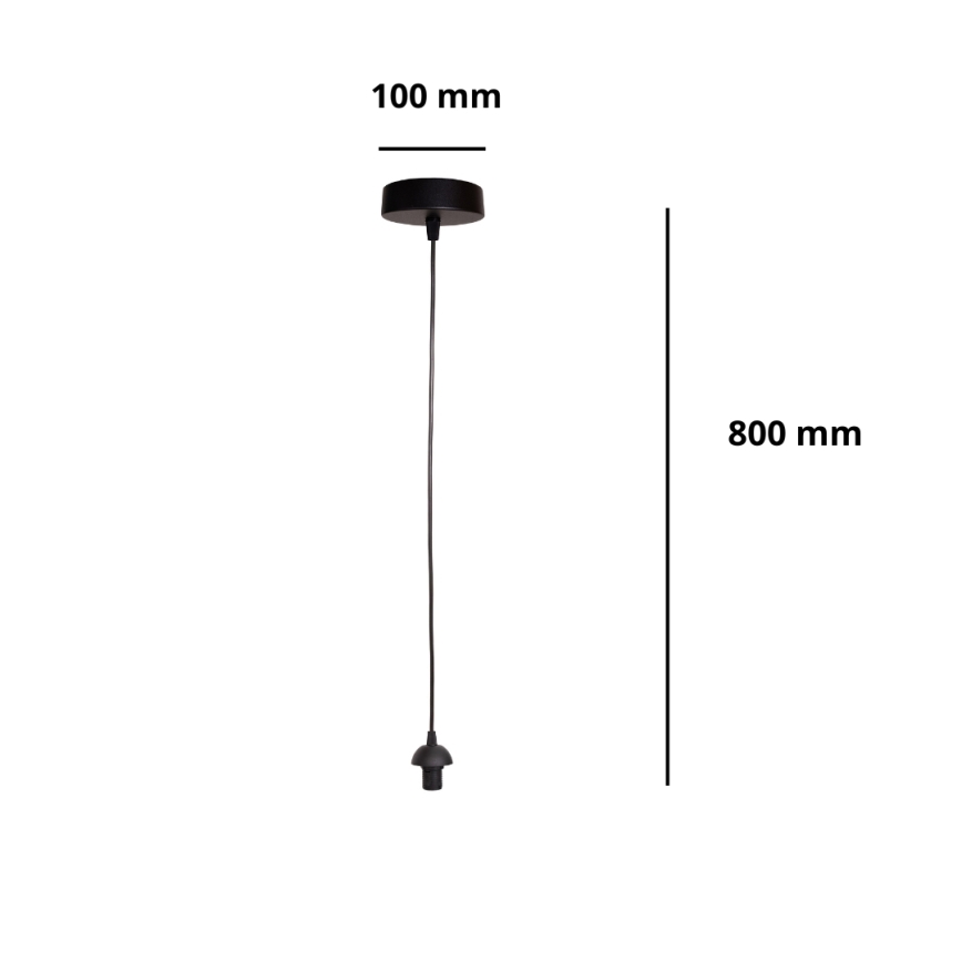 BRILAGI - Cabo de alimentação PARTY 1xE14/60W/230V preto