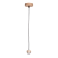 BRILAGI - Cabo de alimentação PARTY 1xE27/60W/230V, diâmetro 10 cm, carvalho