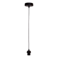Brilagi - Cabo de alimentação PARTY 1xE27/60W/230V Ø 10 cm preto