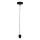 Brilagi - Cabo de alimentação PARTY 1xE27/60W/230V Ø 10 cm preto