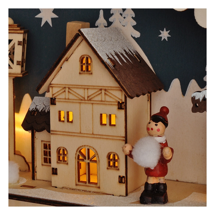 Brilagi - Calendário de Advento LED LED/2xAA pinho