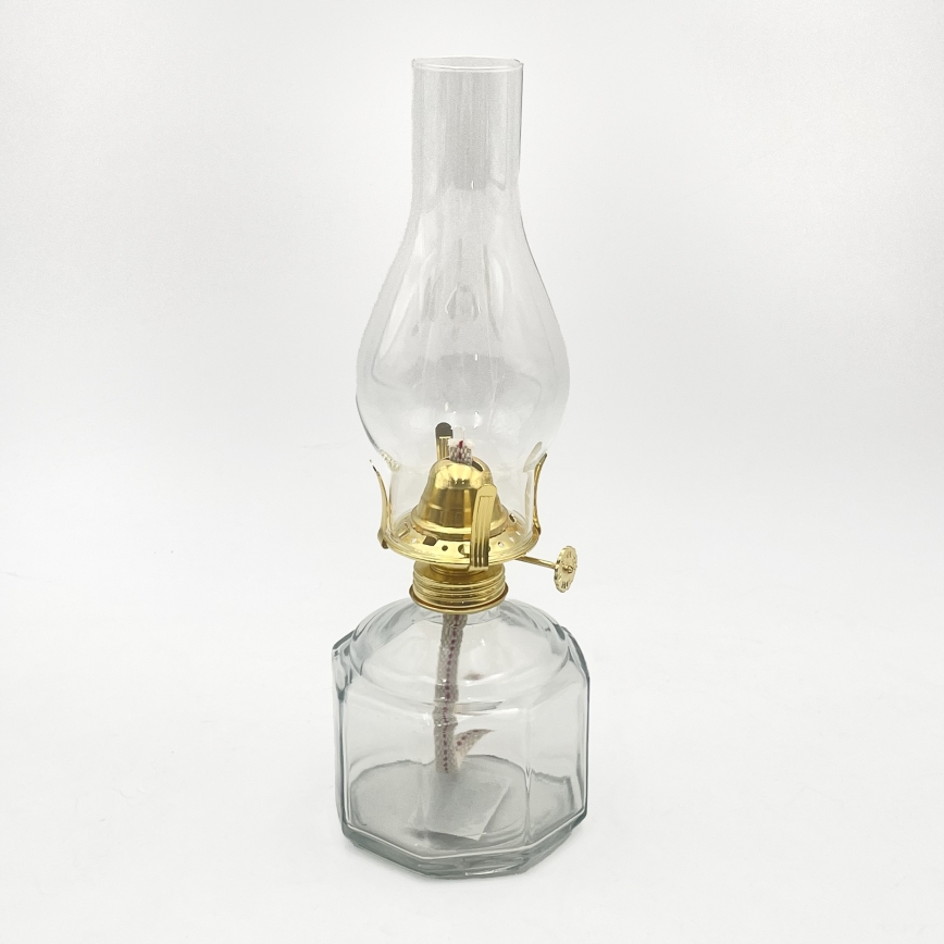 Brilagi - Candeeiro a petróleo MERLIN transparente