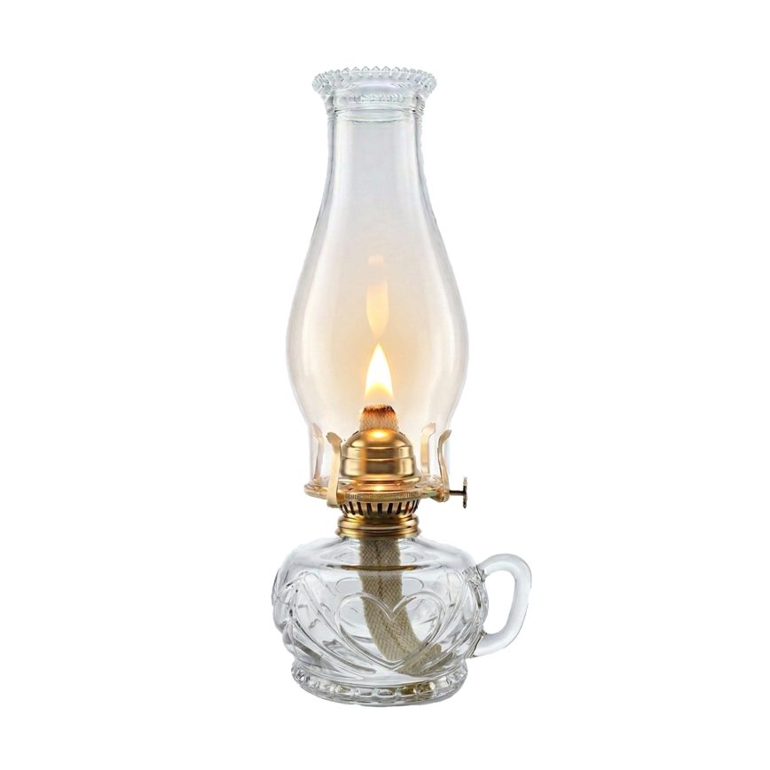 Brilagi - Candeeiro a petróleo MERLIN transparente