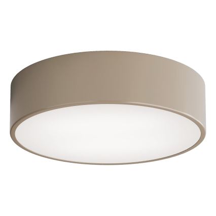 Brilagi - Candeeiro de tecto para casa de banho com sensor CLARE 2xE27/24W/230V Ø 30 cm IP54 bege