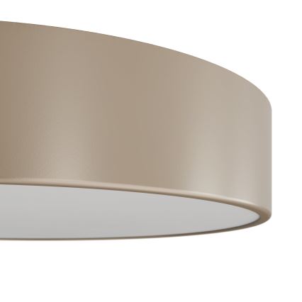 Brilagi - Candeeiro de tecto para casa de banho com sensor CLARE 2xE27/24W/230V Ø 30 cm IP54 bege