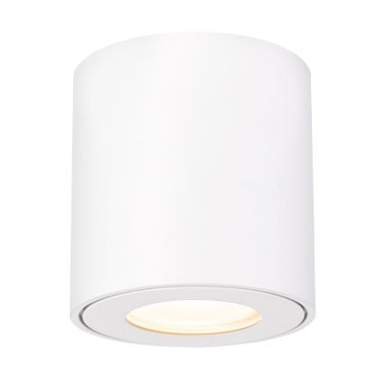 Brilagi - LED RGBW dimerizável luminária para casa de banho MIA 1xGU10/6W/230V 3000K 84x80 mm branca IP54 + comando remoto