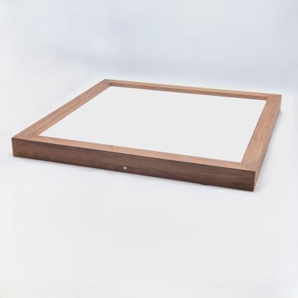 Brilagi - Candeeiro de teto LED para casa de banho WOODY FRAME LED/40W/230V 60x60 cm IP44, carvalho-cerejeira