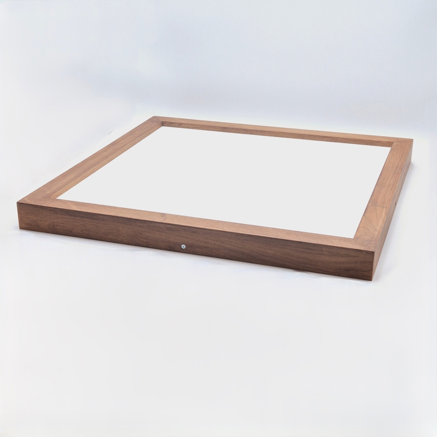 Brilagi - Candeeiro de teto LED para casa de banho WOODY FRAME LED/40W/230V 60x60 cm IP44, carvalho-cerejeira