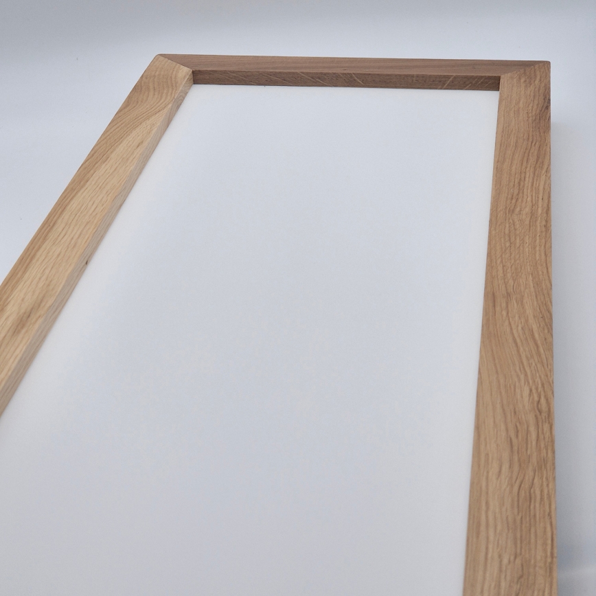 Brilagi - Luminária de teto LED para casa de banho WOODY FRAME LED/50W/230V 120x30 cm IP44 carvalho