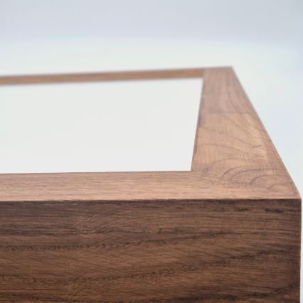 Brilagi - Plafon LED para banheiro WOODY FRAME LED/50W/230V 60x60 cm IP44 carvalho cerejeira